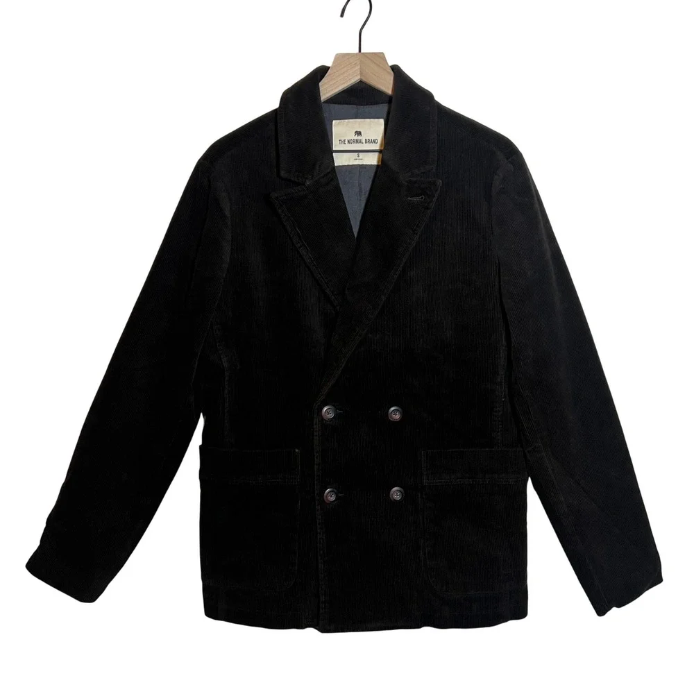 The Normal Brand Hawthorne Cord Blazer in Chestnut Brown, Men's Size Small, NWT